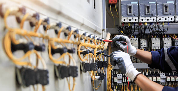 Professional Electrician technician working in Rancho Santa Fe, CA